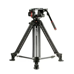 Manfrotto 545B with 504HD Fluid Head Tripod
